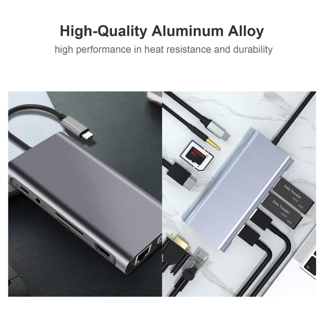Hub Multipuerto USB-C 11 en 1