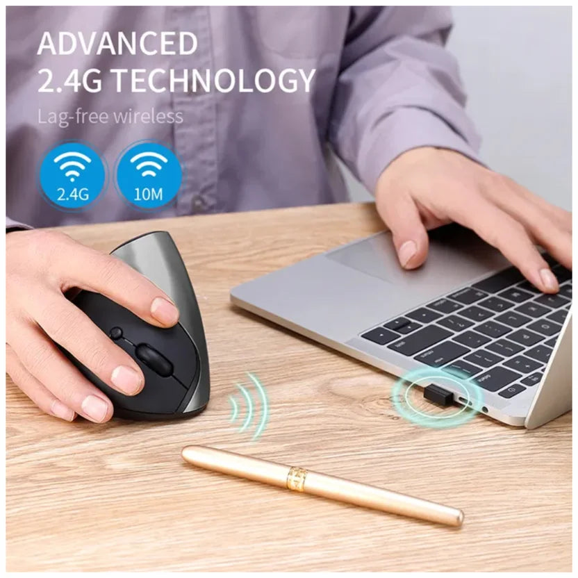 Mouse Vertical Ergonómico Inalámbrico Weibo WB-881